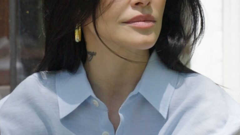 Aos 43 anos, atriz muda estilo de vida e ergue refúgio isolado nas montanhas
