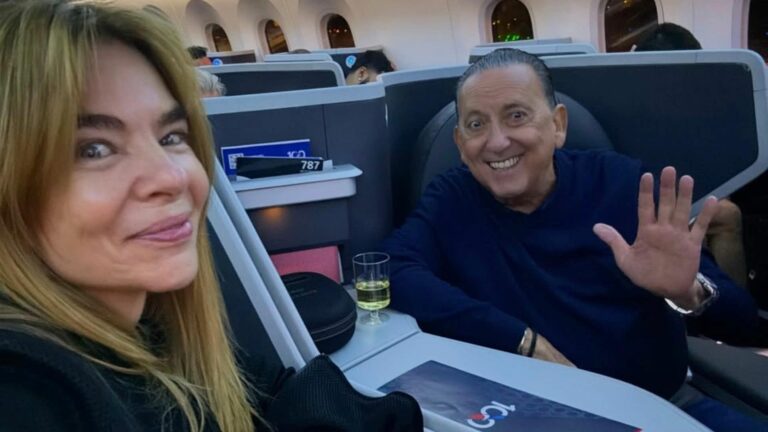 Esposa de Galvão Bueno mostra viagem de 1ª classe com o amado para a Copa do Mundo