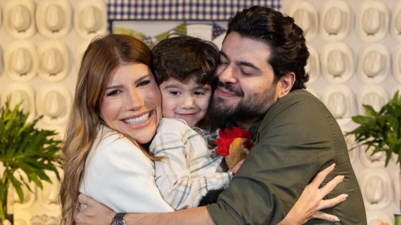 Filho caçula do cantor Cristiano celebra 3 anos com festa temática encantadora