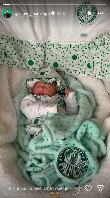 Alice é filha de Laís Caldas e Gustavo Marsengo - Foto: Reprodução / Instagram @gustavo_marsengo