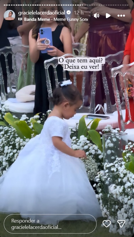 Clara Camargo é filha de Graciele Lacerda e Zezé Di Camargo - Foto: Reprodução / Instagram @gracielelacerdaoficial