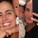 Carol Peixinho impressiona com novas fotos de seu filho e de Thiaguinho: ‘Uma mistura’