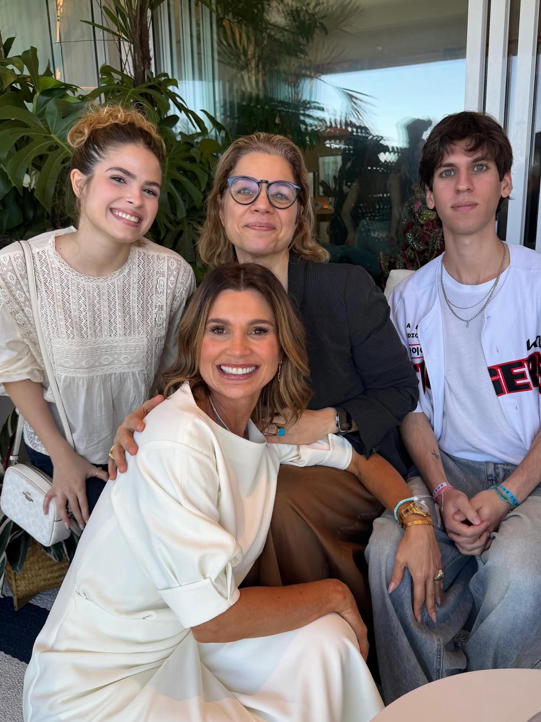 Mah Duarte, Isabel Teixeira e filho de Isabel Teixeira no aniversário de Flávia Alessandra