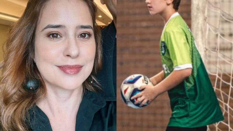 Aos 10 anos, filho de Palomma Duarte impressiona ao surgir em novas fotos: ‘Está enorme’