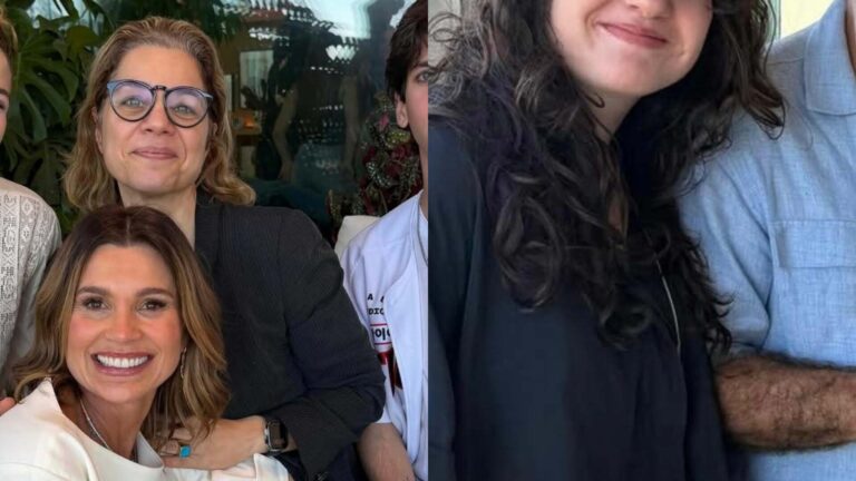 Filhos de Isabel Teixeira fazem rara aparição com a atriz em aniversário de Flávia Alessandra