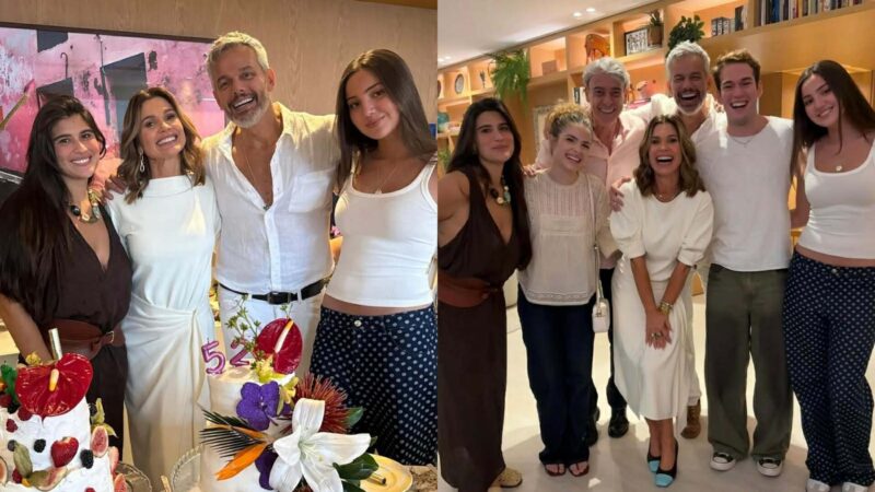 Flávia Alessandra comemora seu aniversário com familiares e amigos - Foto: Reprodução/Instagram
