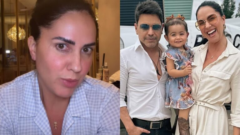 Graciele Lacerda revela que a filha de 1 ano retirou nódulo do rosto: ‘Fiquei apreensiva’