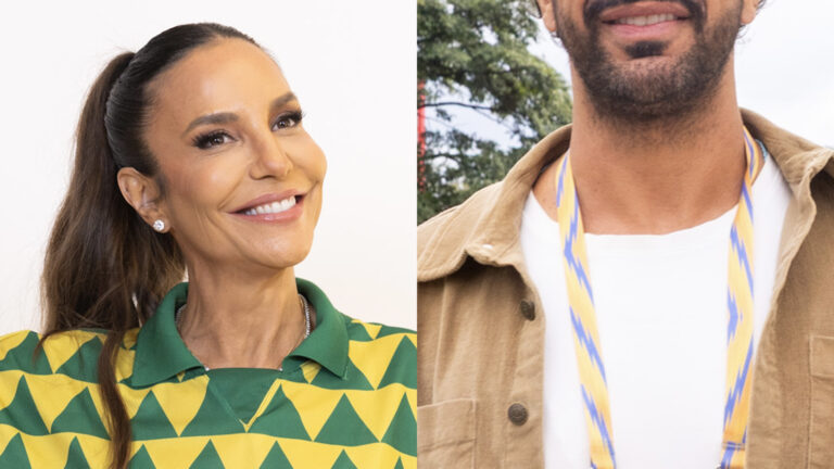 Novo affair de Ivete Sangalo faz rara aparição no show da cantora em dia de jogo do Brasil