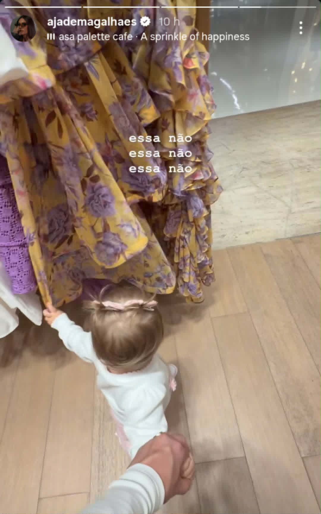 Jade Magalhães mostra passeio com Serena - Foto: Reprodução/Instagram