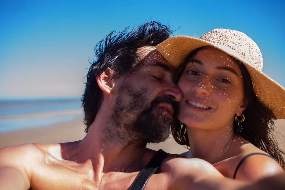 Ator Julio Andrade e esposa, Elen Clarice - Fotos: Reprodução/Instagram