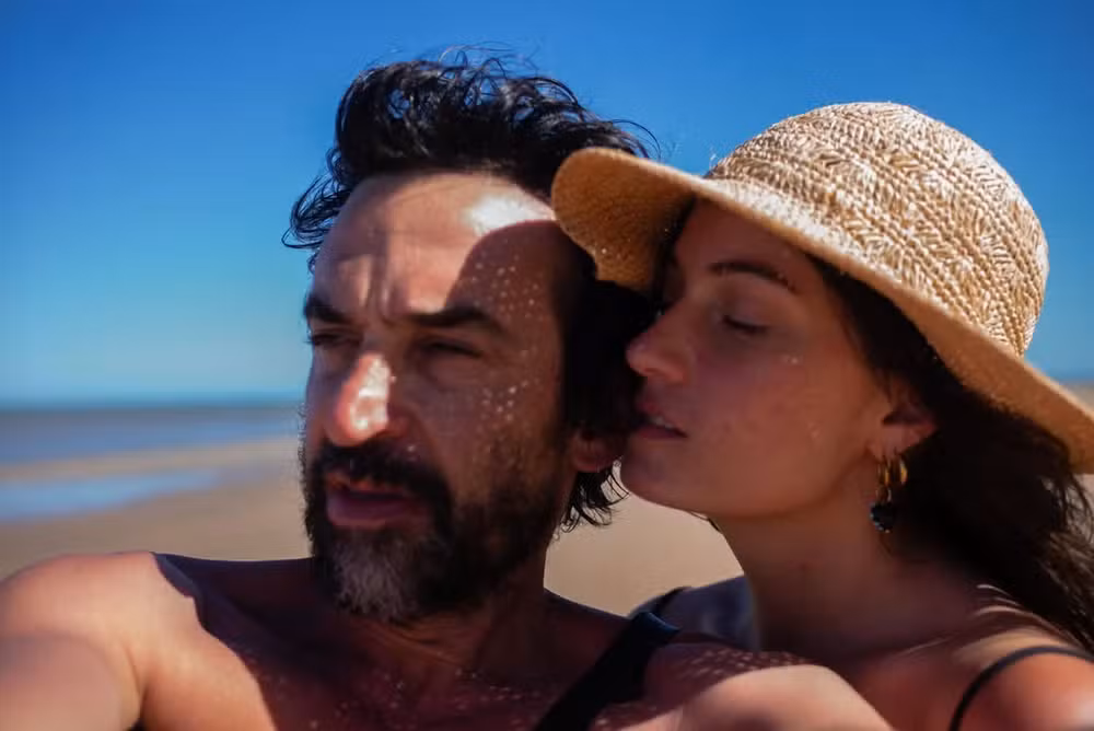 Ator Julio Andrade e esposa, Elen Clarice - Fotos: Reprodução/Instagram