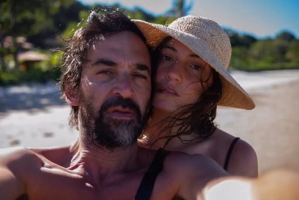 Ator Julio Andrade e esposa, Elen Clarice - Fotos: Reprodução/Instagram
