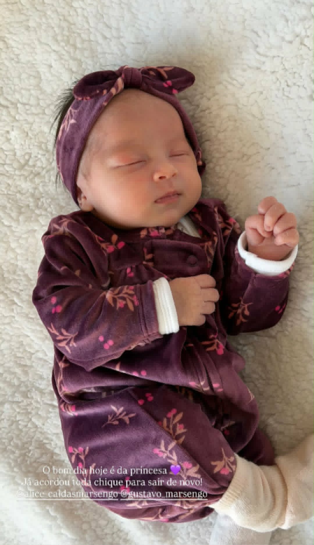 Filha de Laís Caldas