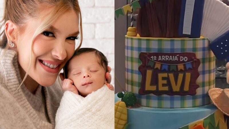 Com tema criativo, Lore Improta celebra primeiro mesversário do filho com Léo Santana