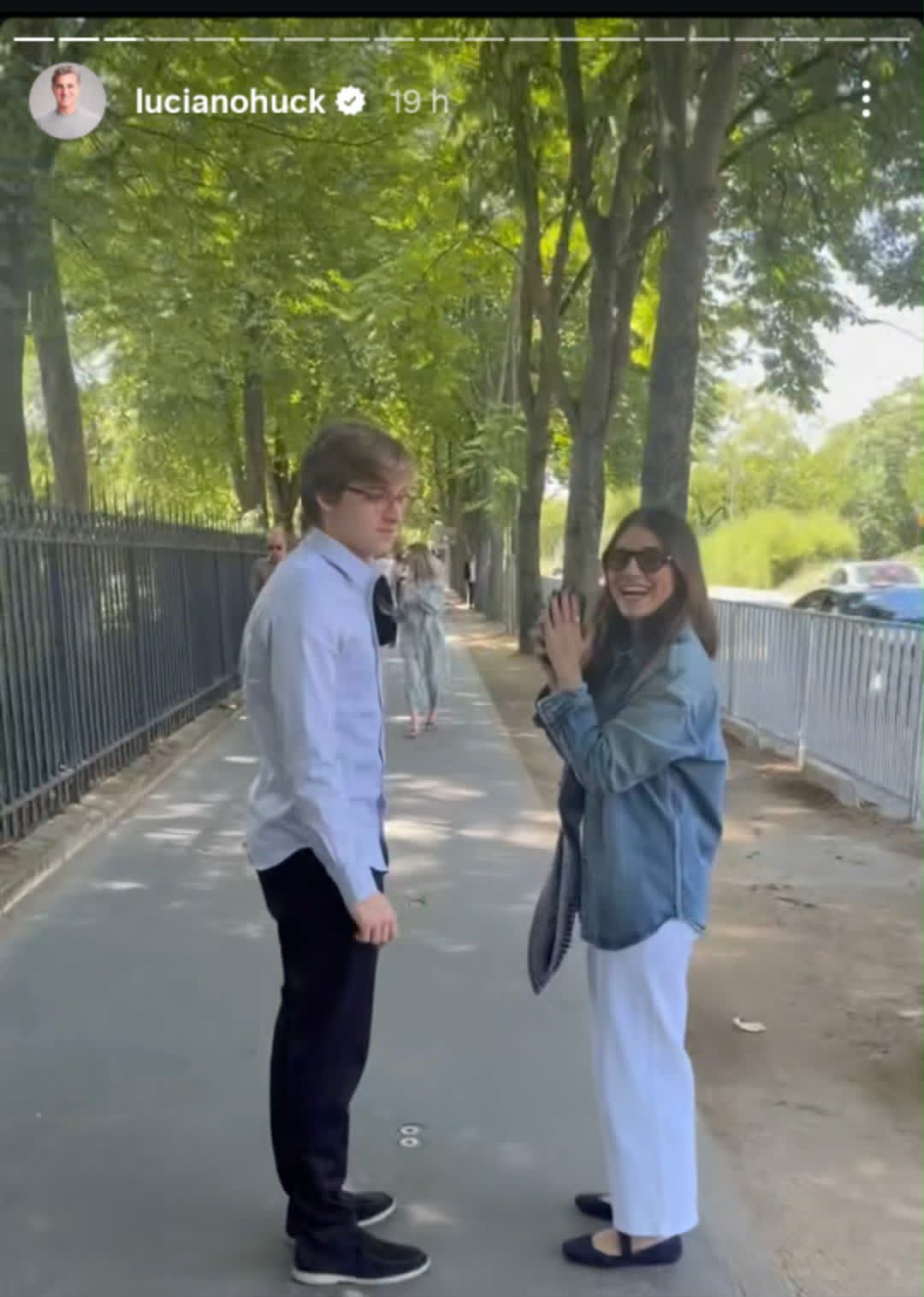 Luciano Huck mostra a nora Manoela Esteves - Foto: Reprodução/Instagram