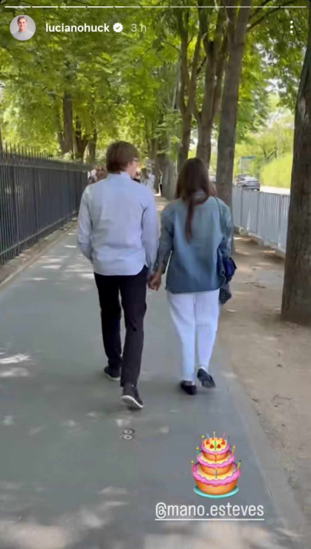 Luciano Huck mostra a nora Manoela Esteves - Foto: Reprodução/Instagram