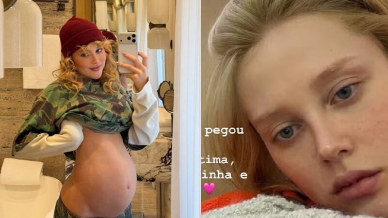 Malu Borges vai ao hospital — Foto: Reprodução/Instagram