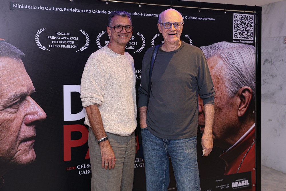 Marcos Caruso com o marido, Marcos Paiva - Foto: Roberto Filho / Brazil News