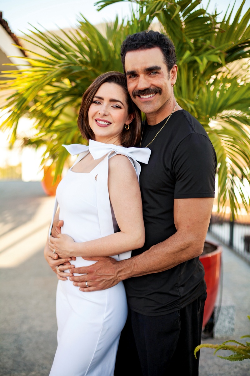 Marcus Ornellas com a esposa, Ariadne Díaz
