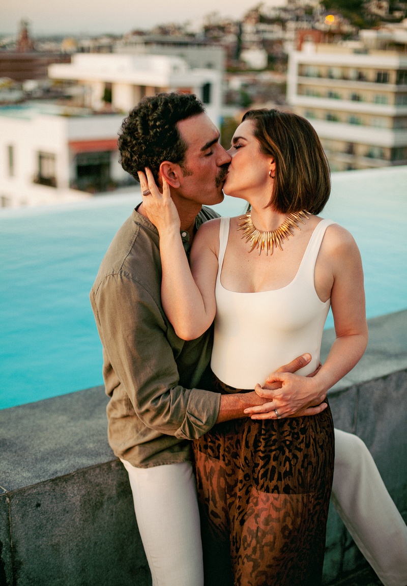 Marcus Ornellas com a esposa, Ariadne Díaz