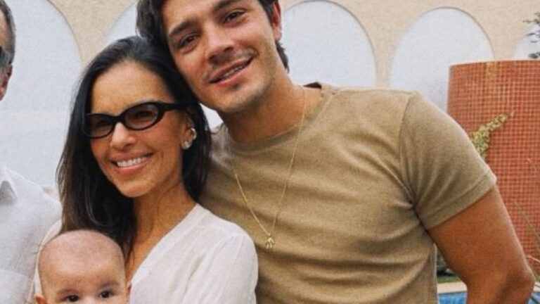 É a cara de quem? Aos 5 meses, filho de Mariana Rios rouba a cena em nova foto como os pais