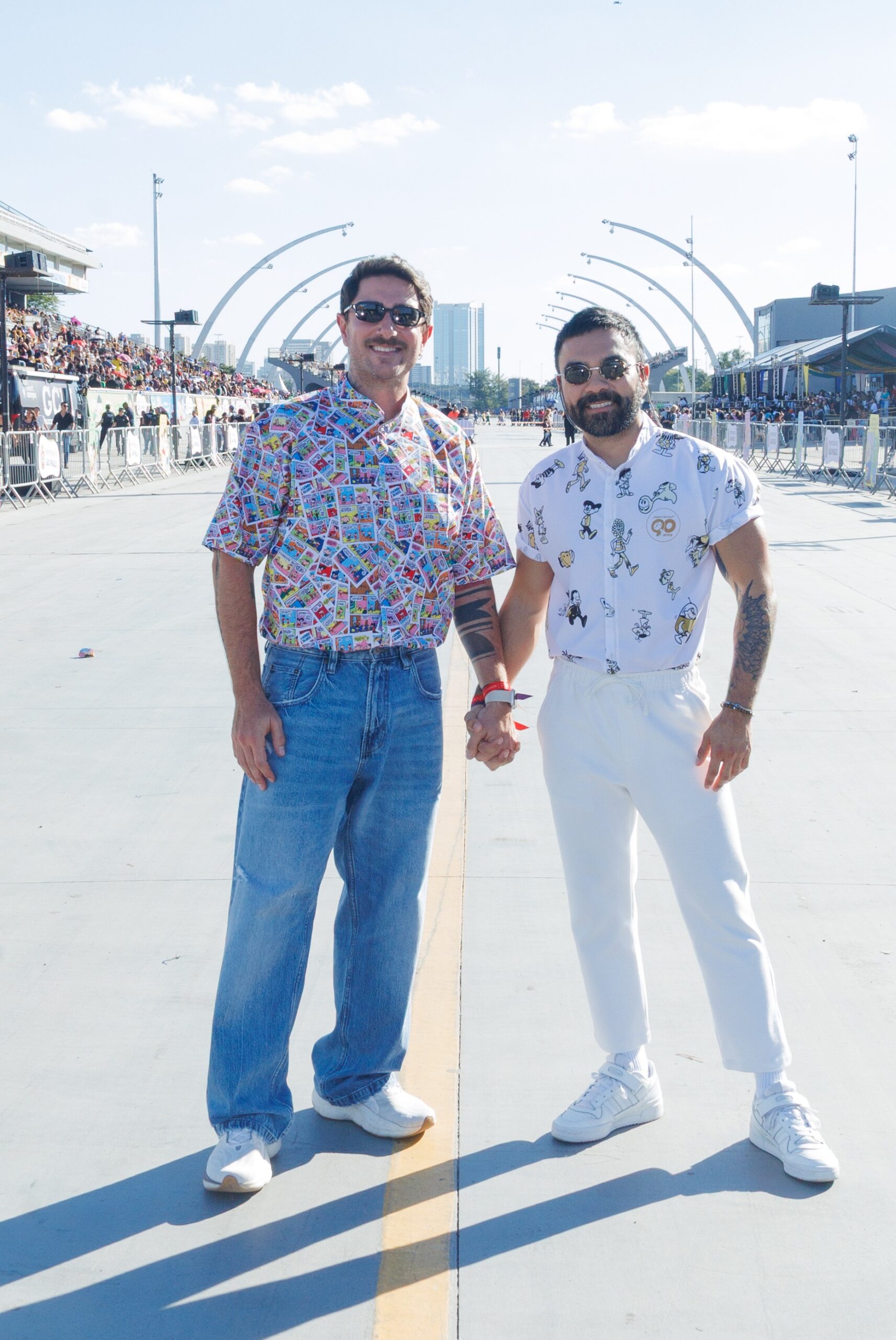 Mauro de Sousa com o marido, Rafael Piccin - Foto: Clayton Felizardo / Brazil News