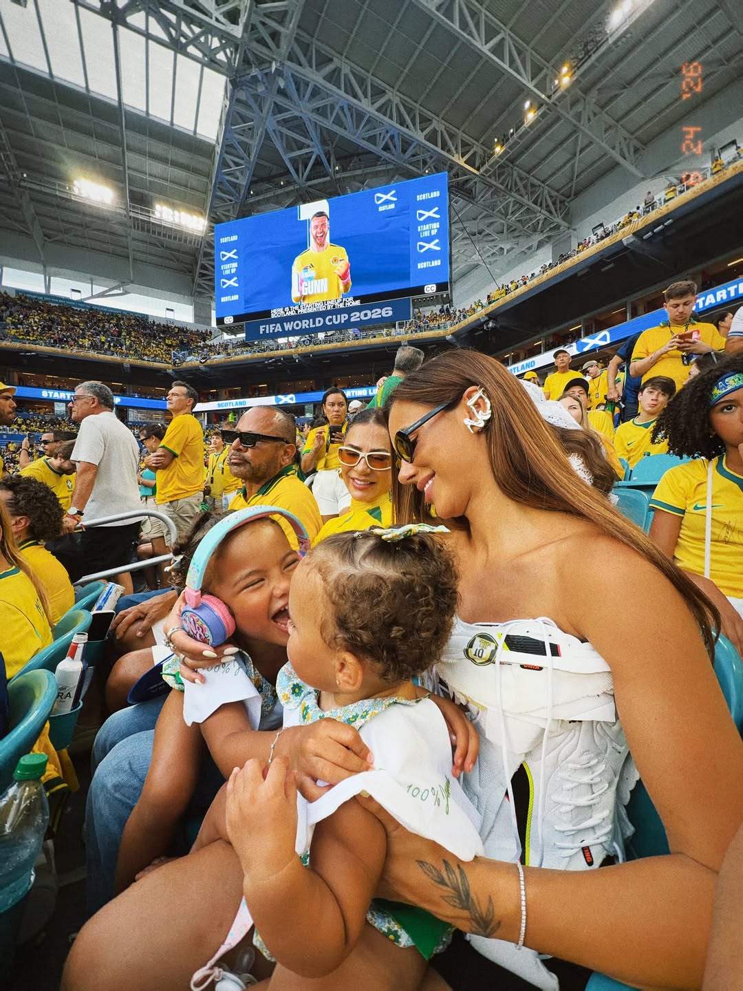 Mavie e Mel são filhas de Neymar Jr e Bruna Biancardi - Foto: Reprodução / Instagram @brunabiancardi 