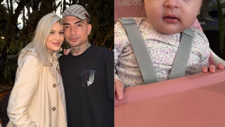 Parece com quem? Beleza da filha de MC Guimê rouba a cena em fotos inéditas: ‘Princesa linda’