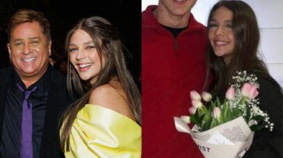 Aos 15 anos, neta de Leonardo &eacute; pedida em namoro com surpresa e anel
