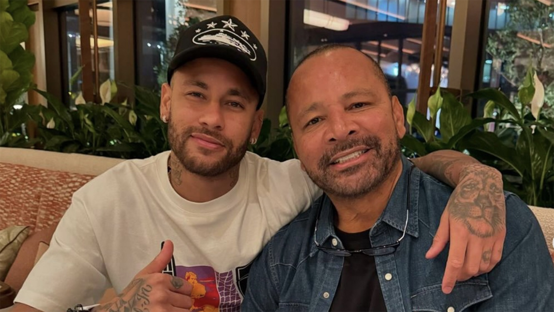 Neymar Jr e Neymar Pai - Foto: Reprodução / Instagram