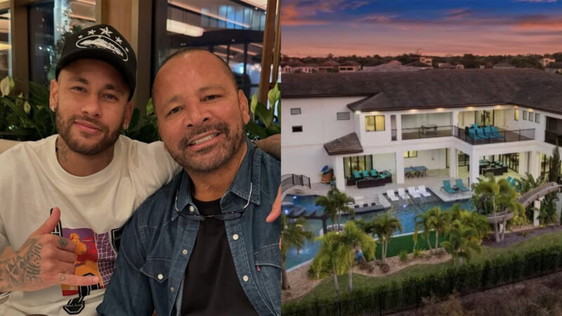 Pai de Neymar Jr alugou mansão em Orlando - Foto: Reprodução / Instagram; @vivihomesorlando