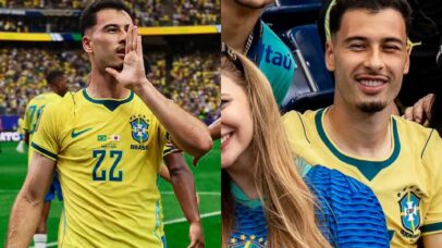 Quem &eacute; a mulher de Gabriel Martinelli? Conhe&ccedil;a a noiva do jogador que classificou o Brasil