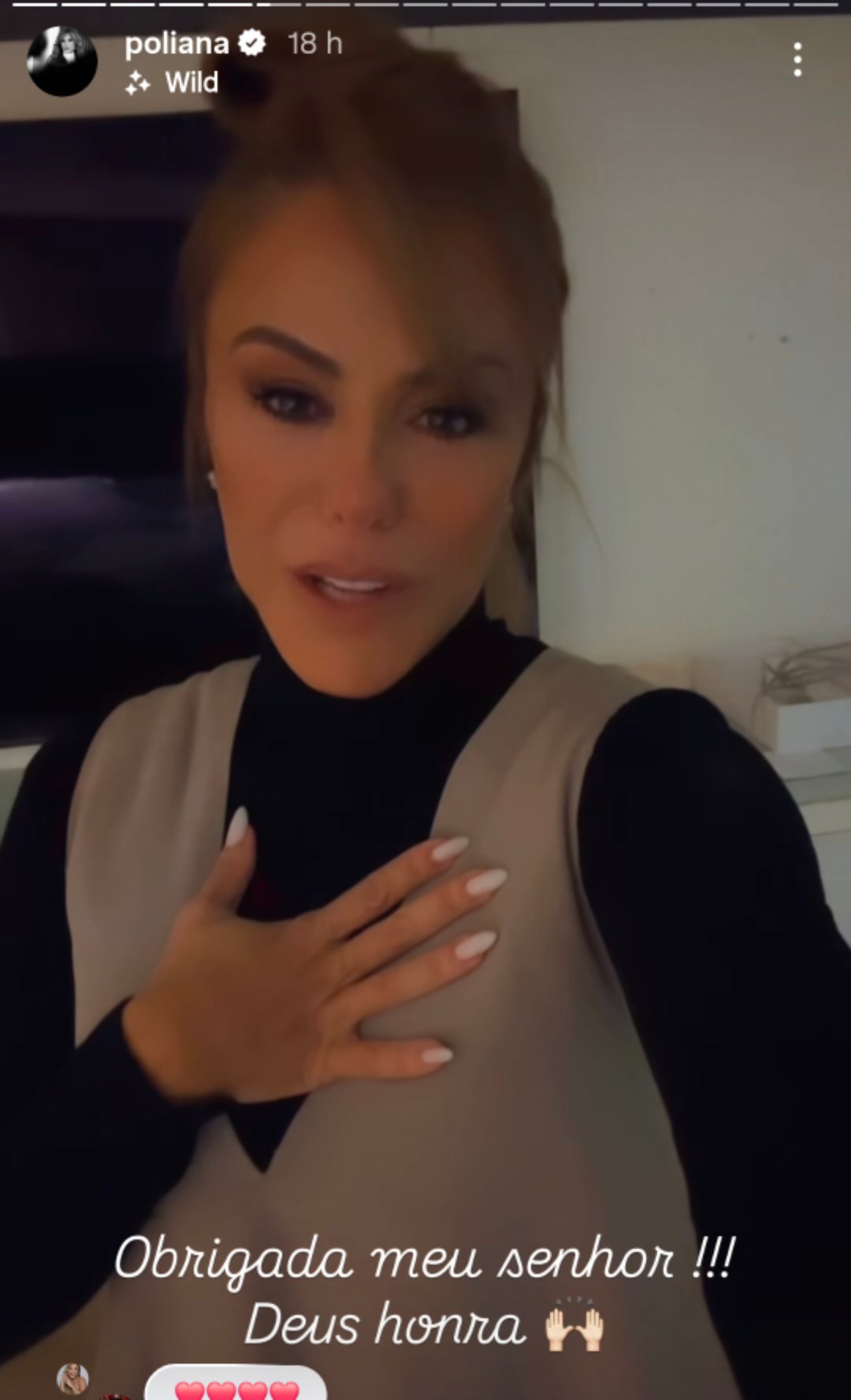 Poliana Rocha se emociona ao ver show de Zé Felipe e Leonardo com os netos - Foto: Reprodução/Instagram