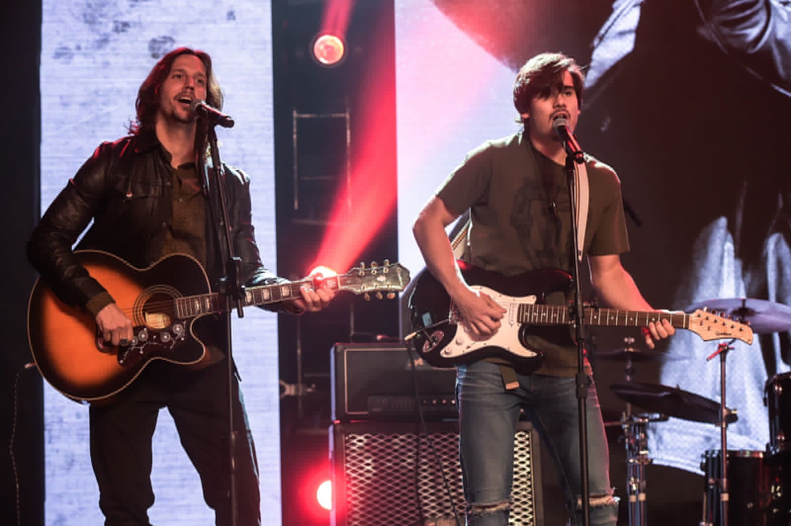 Nicolas Prattes e Vladimir Brichta em 'Rock Story' - Foto: Acervo Globo.