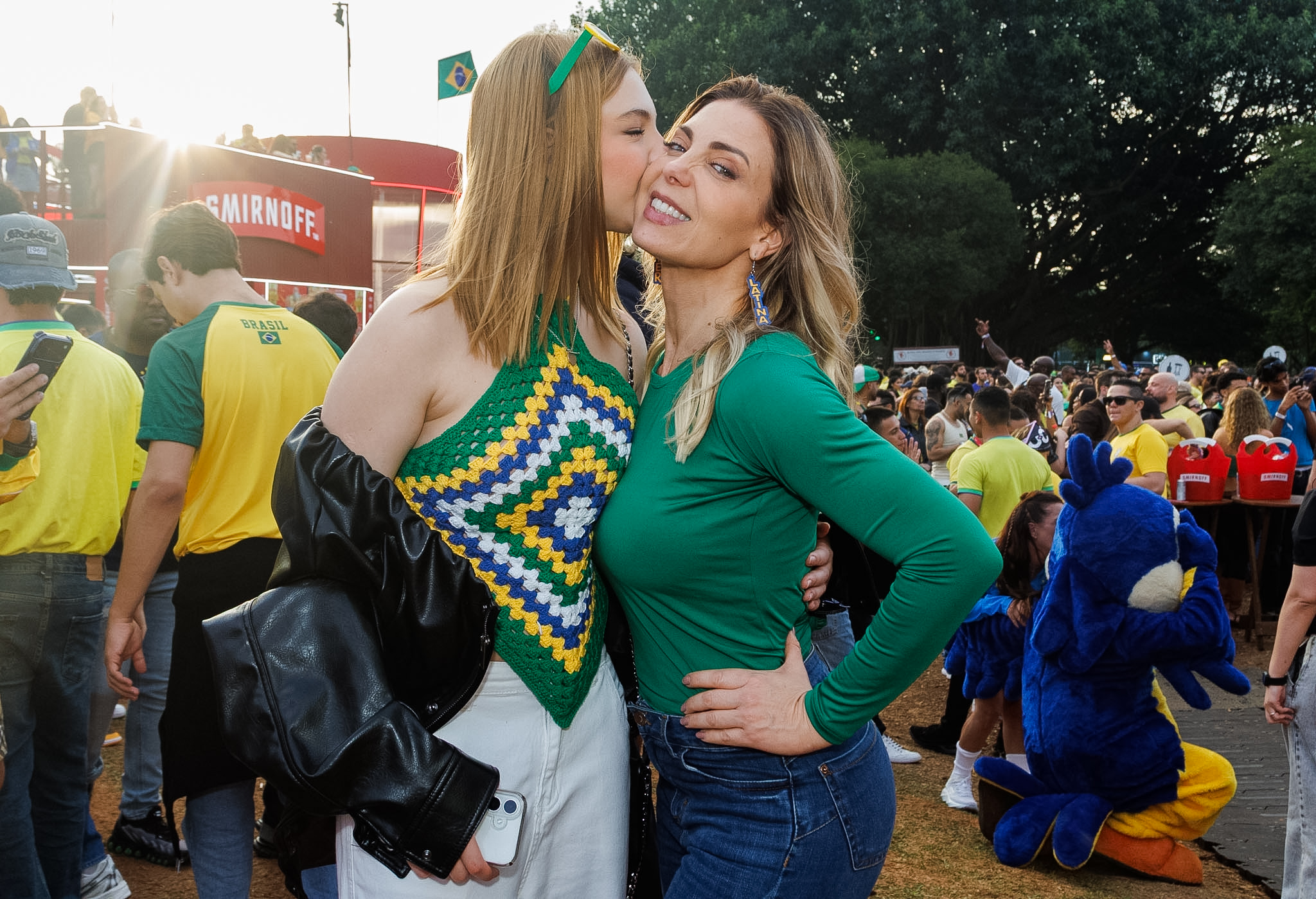 Sheila Mello com a filha
