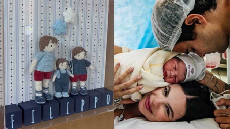 Que luxo! Sthefany Brito encanta ao mostrar decoração e lembrancinhas de maternidade do filho