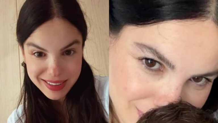 Sthefany Brito encanta ao postar foto inédita com o filho caçula