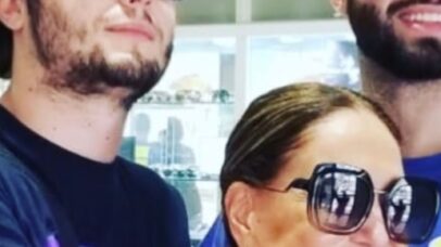 Susana Vieira com os netos, Rafael e Bruno - Foto: Reprodução / Instagram @susanavieiraoficial