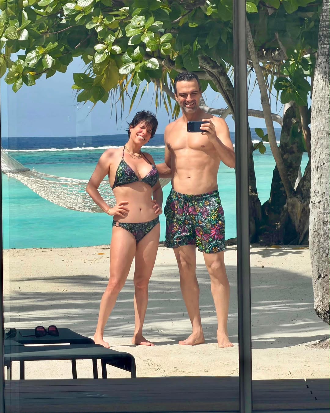 Tadeu Schmidt com a esposa, Ana Cristina - Foto: Reprodução / Instagram