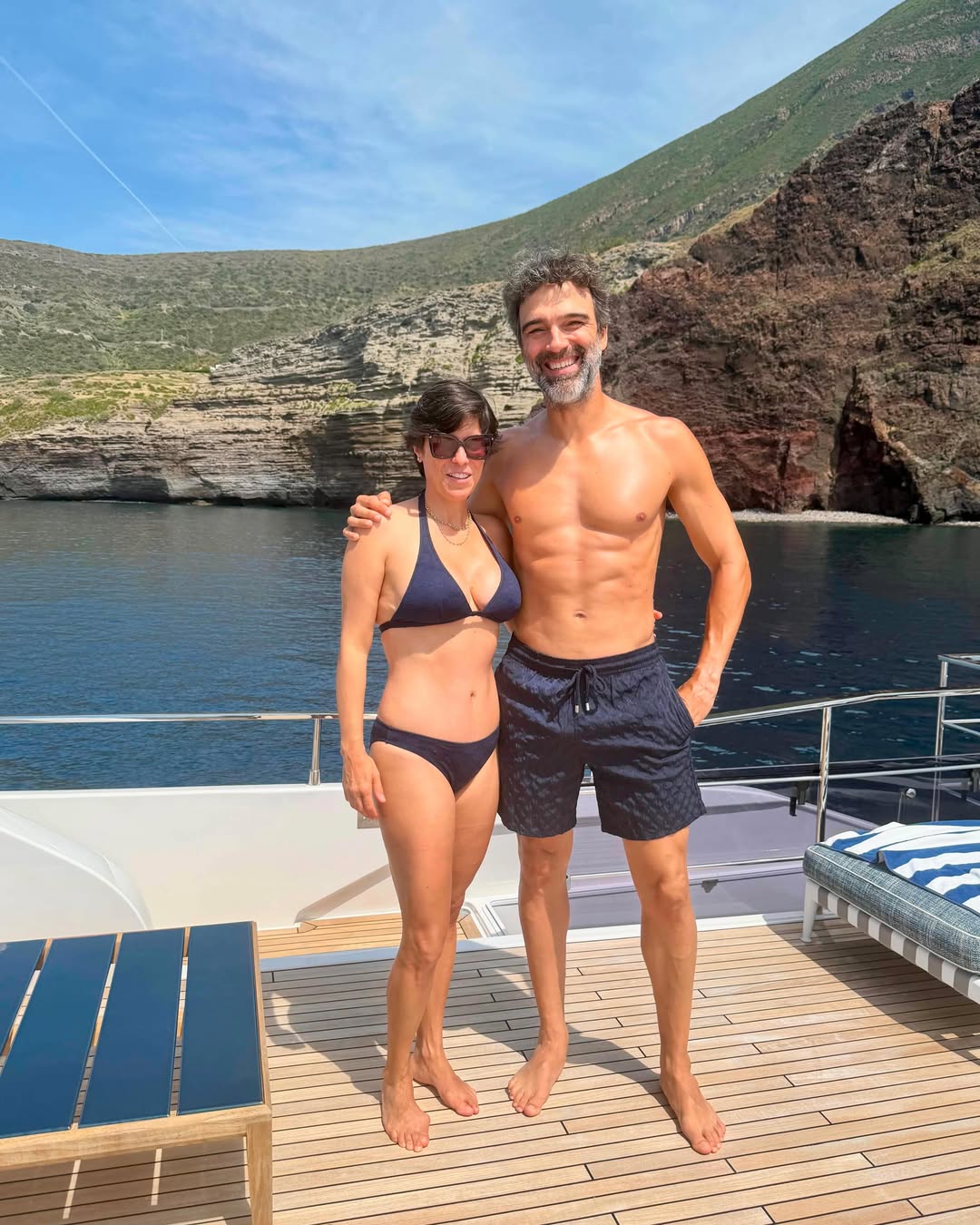 Tadeu Schmidt com a esposa, Ana Cristina - Foto: Reprodução / Instagram