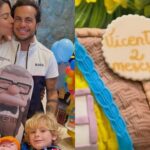 Filho caçula de Thammy Miranda celebra mesversário com bolo delicado e encantador