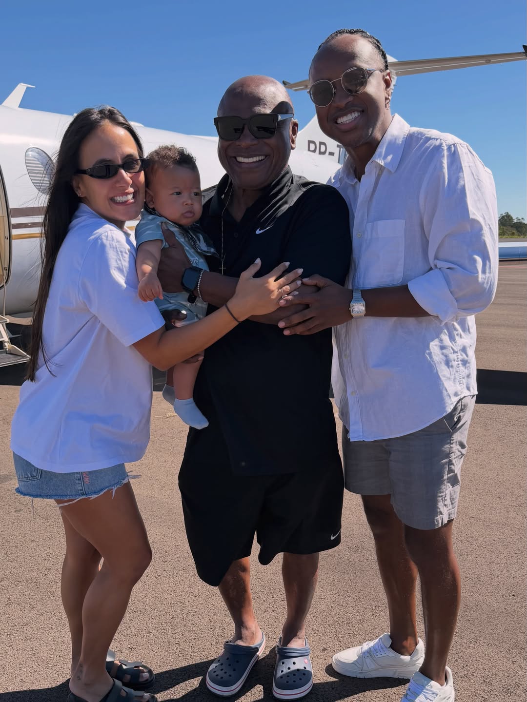 Jato de Thiaguinho já apareceu em fotos da família dele - Foto: Reprodução / Instagram