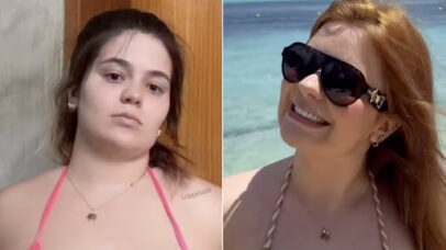 Mãe de 2 filhos, Viih Tube choca com antes e depois de sua forma: ‘Clareou'