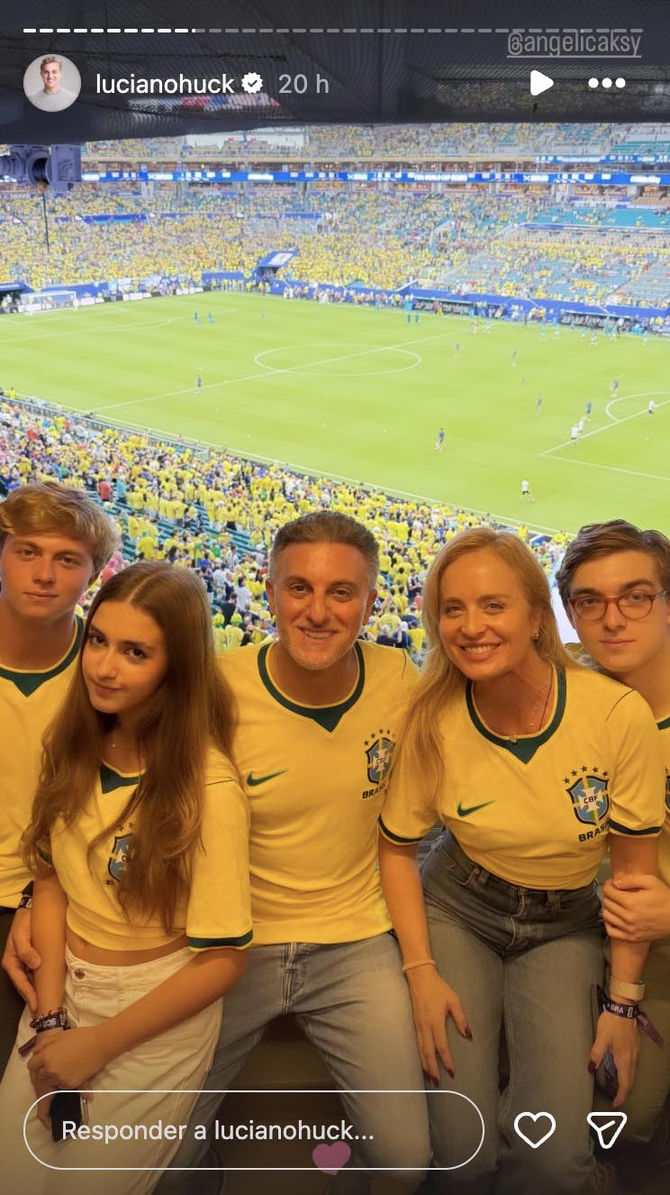 Luciano Huck e Angélica com os filhos - Foto: Reprodução / Instagram