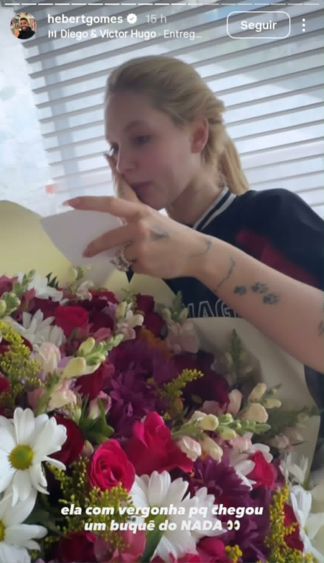 Virginia ganha flores