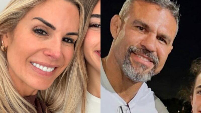 Joana Prado e Vitor Belfort