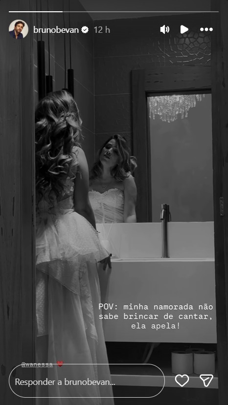 Wanessa Camargo ganha declaração do namorado - Foto: Reprodução / Instagram @brunobevan 