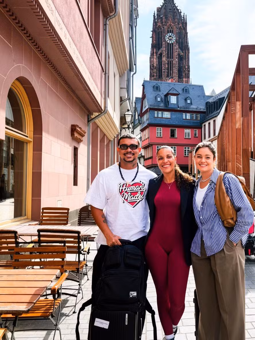 Xamã e Sophie Charlotte encontram fã brasileira na Alemanha - Foto: Reprodução/Instagram