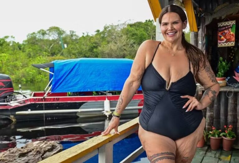 Thais Carla desabafa após perder 108 kg: 'Ainda não vejo que emagreci isso tudo'