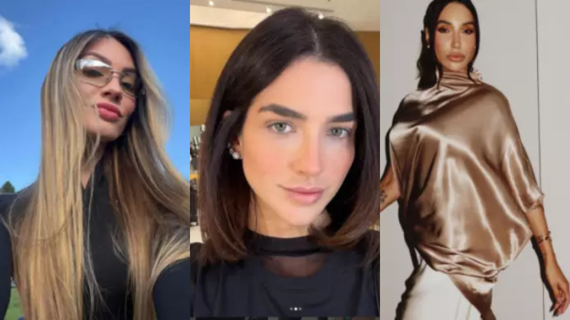 Anna Mariana, Duda Fournier e Tammy Parisoto - Fotos: Reprodução / Instagram